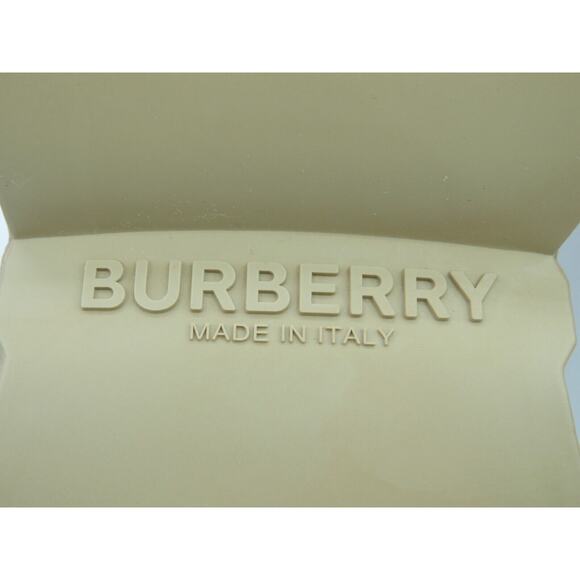 $850 BURBERRY AXBURTON BISCUIT TAN CHECK QUILTED LEATHER LOGO SNEAKERS 11 US 44 - Picture 11 of 12